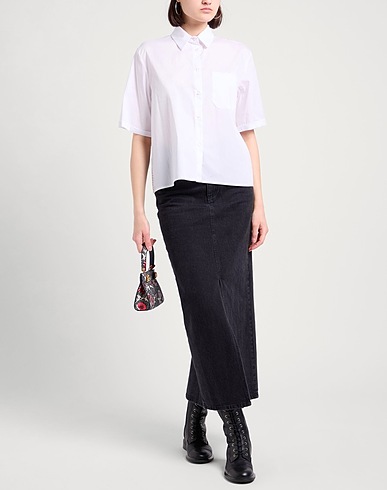 Solid color shirts & blouses