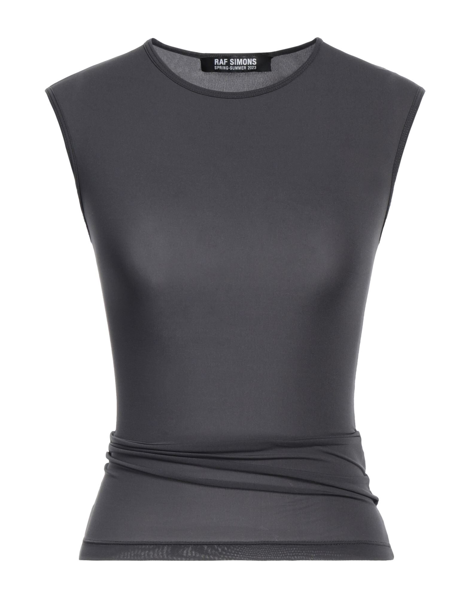 RAF SIMONS Tシャツ＆トップス | タンクトップ ブラック レディース | YOOX