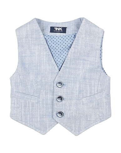 MANUELL & FRANK Waistcoat 98% Cotton, 2% Elastane