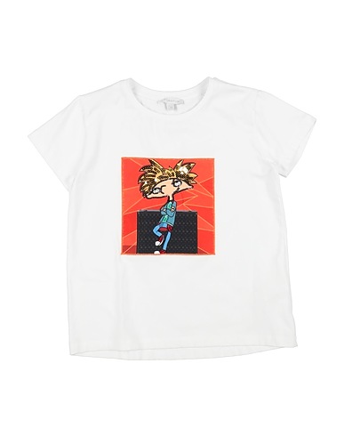 FUN & FUN T-shirt Bianco 95% Cotone, 5% Elastan