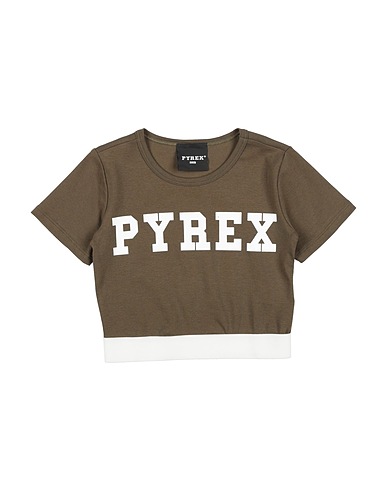 PYREX T-shirt Military green 98% Cotton, 2% Elastane