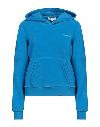 SPORTY & RICH Hoodie Azurblau 100% Polyester