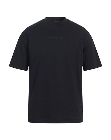 EMPORIO ARMANI Basic T-Shirt Nachtblau 100% Baumwolle