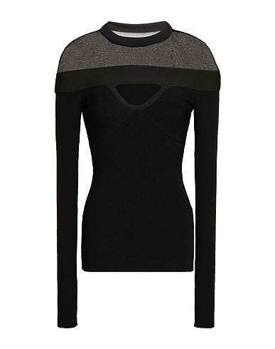 NENSI DOJAKA Jumper Black 82% Viscose, 17% Polyester, 1% Polyamide