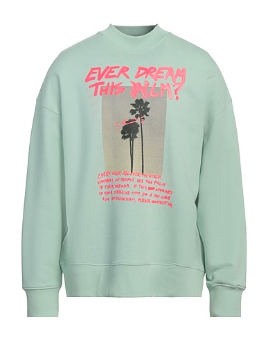 PALM ANGELS Sweatshirt Light green 100% Cotton
