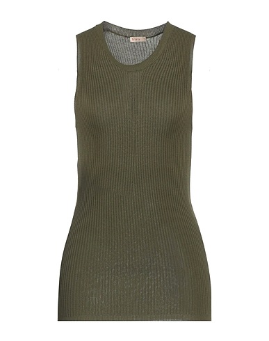 HIRA Tank top Military green 70% Viscose, 30% Polyester