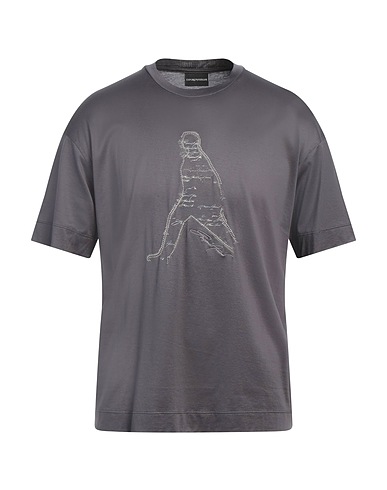 EMPORIO ARMANI T-shirt Grigio 70% Lyocell, 30% Cotone