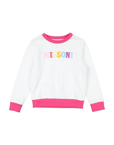 MISSONI KIDS Sweatshirt White 100% Cotton, Elastane