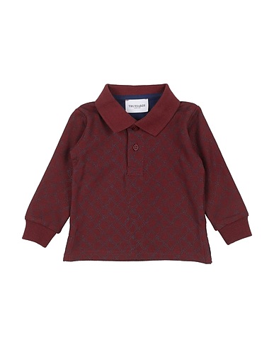 TRUSSARDI JUNIOR Polo shirt Chocolate brown 100% Cotton