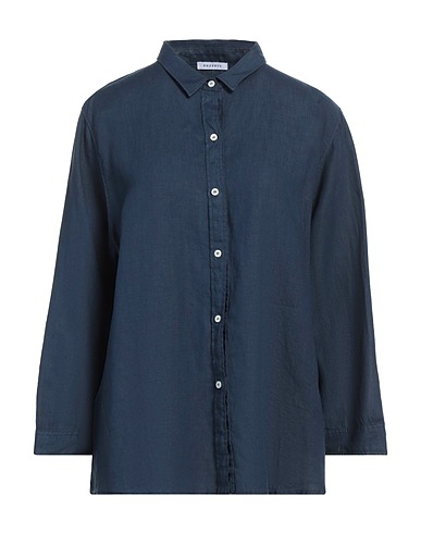 ROSSO35 Linen shirt Midnight blue 100% Linen