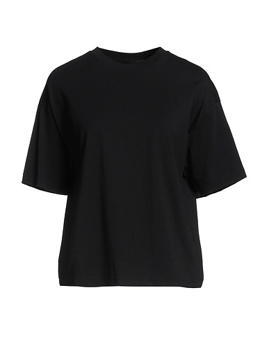 MARIA CALDERARA T-shirt Nero 100% Cotone, Poliestere