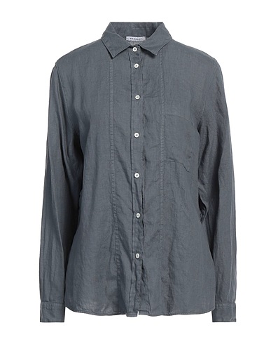 ROSSO35 Linen shirt Lead 100% Linen