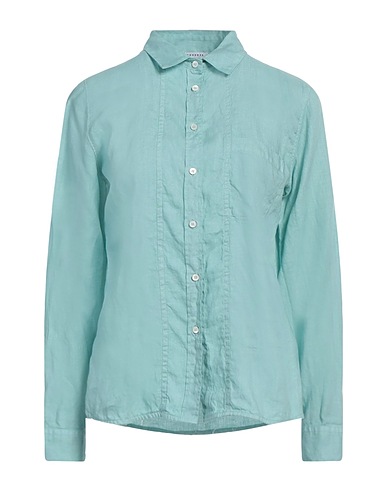 ROSSO35 Camicia in lino Verde chiaro 100% Lino