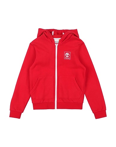 TIMBERLAND Sweatshirt Red 74% Cotton, 26% Polyester, Elastane