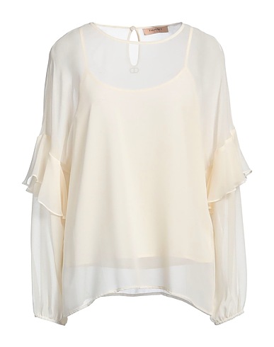 TWINSET Top Elfenbein 100% Polyester