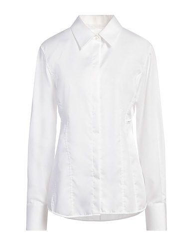 HELMUT LANG Solid colour shirts & blouses White 100% Cotton