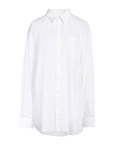 HELMUT LANG Solid colour shirts & blouses White 100% Cotton
