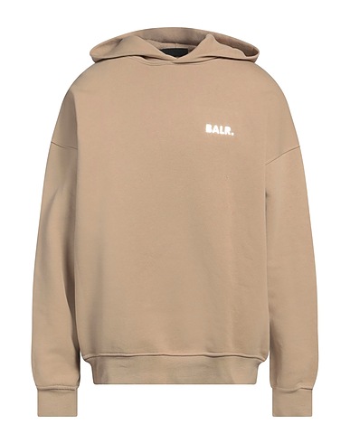 BALR. Hooded sweatshirt Camel 44% Organic cotton, 44% Cotton, 12% Polyester