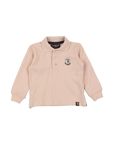 TRUSSARDI JUNIOR Μπλουζάκι Polo BEIGE 95% Βαμβάκι, 5% Ελαστάνη