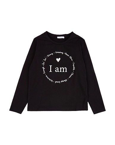L:Ú L:Ú by MISS GRANT T-shirt Black 96% Cotton, 4% Elastane