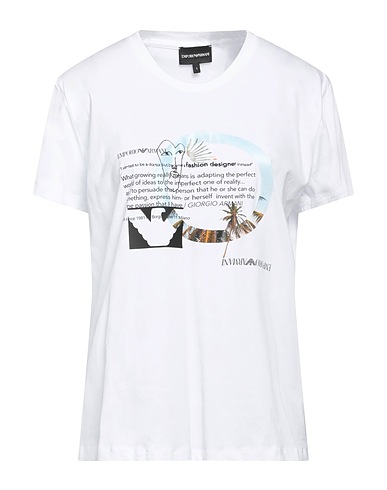 EMPORIO ARMANI T-shirt White 100% Cotton