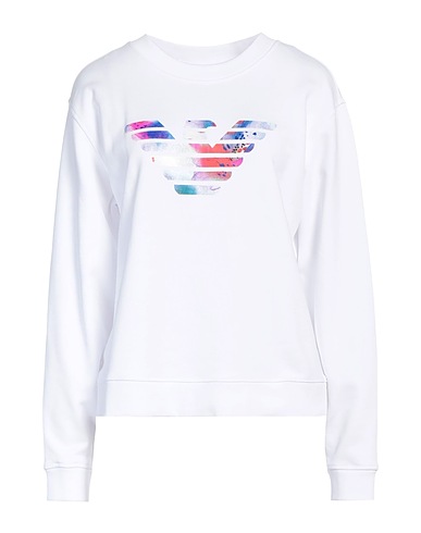 EMPORIO ARMANI Sweatshirt White 100% Cotton, Elastane