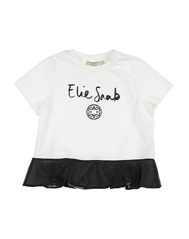 ELIE SAAB T-shirt White 94% Cotton, 6% Elastane