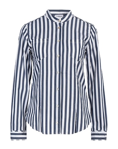 MARELLA SPORT Striped shirt Midnight blue 100% Cotton