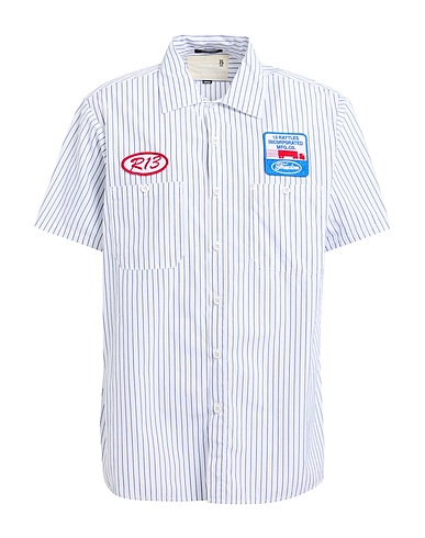 R13 Striped shirt White 100% Cotton