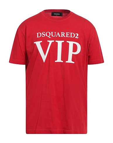 DSQUARED2 T-shirt Rosso 100% Cotone