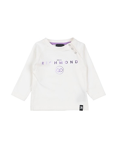 JOHN RICHMOND T-shirt Ivory 95% Cotton, 5% Elastane