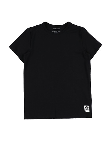 MINI RODINI T-shirt Black 95% Lyocell, 5% Elastane
