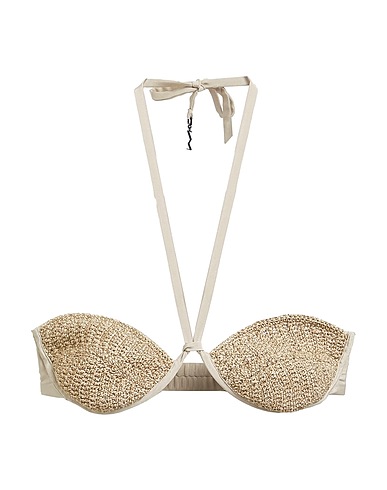 THE MANNEI Top Taupe 93% Silk, 7% Elastane