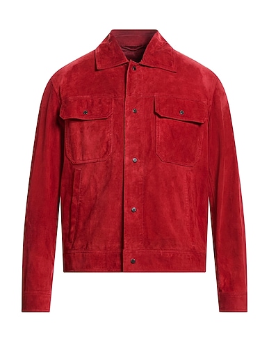 EMPORIO ARMANI Camisa lisa MATTONE 100% Piel de cabra