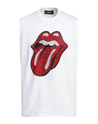 DSQUARED2 T-shirt Bianco 100% Cotone