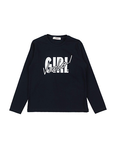 VICOLO T-shirt Midnight blue 93% Cotton, 7% Elastane