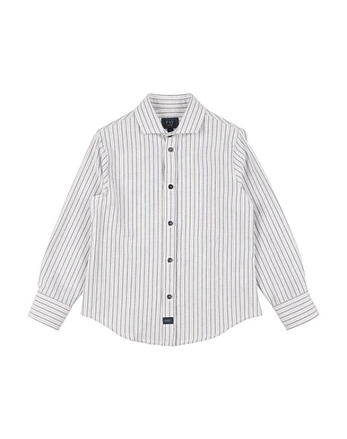 FAY Patterned shirt White 100% Cotton
