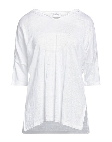GRAN SASSO T-shirt White 100% Linen