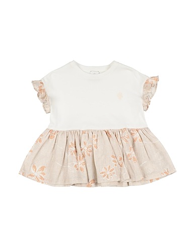 ELEVENTY Top Bianco 100% Cotone, Lino, Poliestere