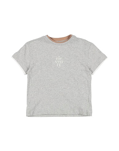 ELEVENTY T-shirt Light grey 100% Cotton