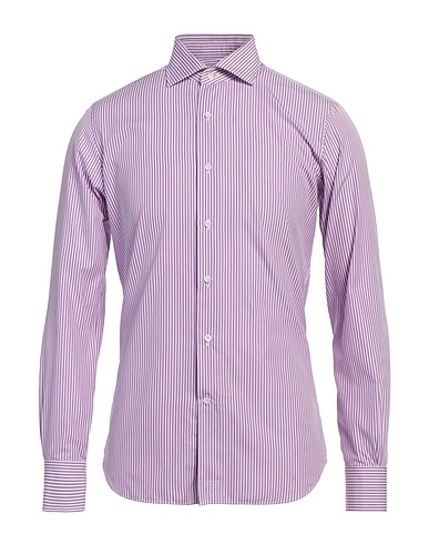 ALESSANDRO GHERARDI Camicia a righe Viola 100% Cotone