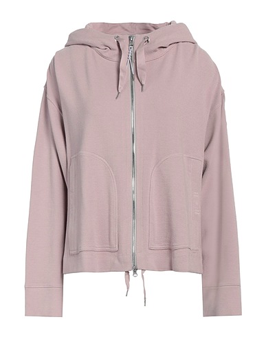 PARAJUMPERS Hooded track jacket  Antique rose 68% Viscose, 28% Polyamide, 4% Elastane
