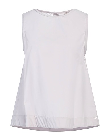 OTTOD'AME Top Grigio chiaro 100% Cotone