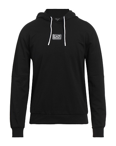 EA7 Hooded sweatshirt Black 100% Cotton