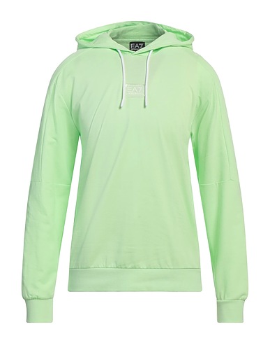 EA7 Hooded sweatshirt Light green 100% Cotton
