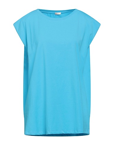 HIRA Basic T-Shirt Azure 94% Cotton, 6% Elastane