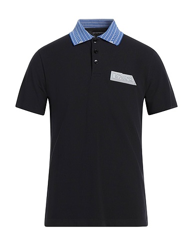 EMPORIO ARMANI Polo shirt Black 100% Cotton