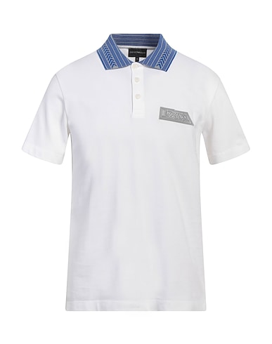 EMPORIO ARMANI Polo Bianco 100% Cotone