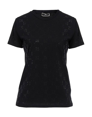 ELISABETTA FRANCHI T-shirt Nero 100% Cotone