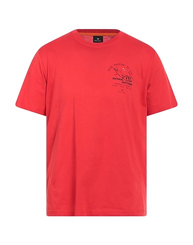 PS PAUL SMITH T-shirt Rosso pomodoro 100% Cotone